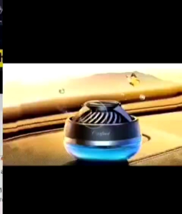 parfum mobil pajangan dashboard tenaga surya