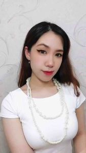 Nolira Long Pearls Wrap Necklace Kalung Mutiara Panjang Lilit Pearl Hijab Friendly Handmade Fashion