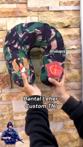 Bantal Leher TNI Loreng Doreng | ARMY AD anti leher sakit| Malvinas TNI-AD