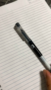 A1 RBM02 Rollerball Pen 0.5mm Smooth Writing Pen with Metal Clip Black Blue Red Ink