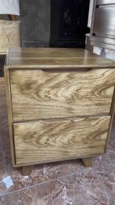 Tủ đầu giường gỗ tự nhiên-Táp đầu giường hương vân-kệ đầu giường 2 ngăn kéo