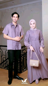 VT COUPLE BELVIA TERLARIS BAJU WANITA Ventedaily Couple Baju Sarimbit Terbaru Pasangan Muslim Formal Non Formal Dress Gamis Cewek Kemeja PENDEK Cowok Material belvia Kombinasi Warna Cantik Pesta Panjang Kondangan Seragam Keluarga Wanita