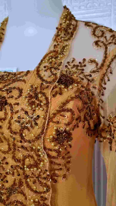 atasan kebaya wisuda kebaya kutubaru krem + longtorso