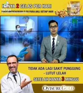 OVISURE GOLD MILK SUSU VITAMIN TULANG DAN SENDI YG RUSAK IMFOR AMERIKA