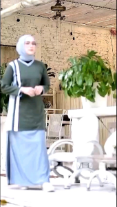 baju setelan olahraga muslimah rocela/setelan olahraga rocela