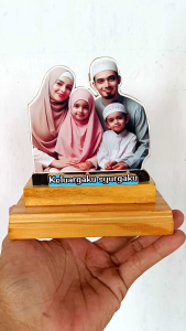 Foto miniatur kayu