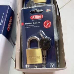 Ổ khóa ABUS 289/40 thân đồng 40mm chìa vuông - MSOFT