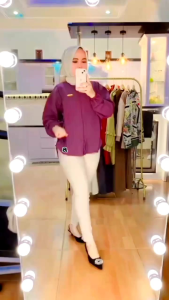 Kemeja Naura Lady Crush Atasan Wanita Terbaru 2025