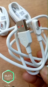 Kabel Data GT 20 Pro Super Fastcharging Tipe C model L Shape/Gaming Edition Original Pengisian Daya Cepat 45 Watt