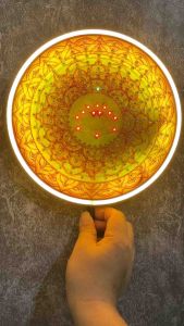 Đèn Hào Quang  Tranh Đúc Chỉ 32 Kiểu đèn thờ Trang trí sau tượng Phật