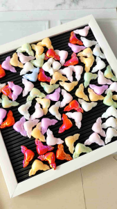 5pcs manik luxury love angel love sayap hati