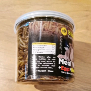 Bespet food 100% naturally processed - Meal Worm+Eggs+Honey 60g