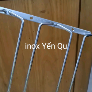 INOX 304 GIÁ TREO LY RƯỢU SÂU 22 CM VÀ 27 CM BẮT TRẦN TỦ TIỆN LỢI KHÔNG HAN RỈ
