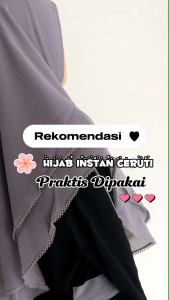 Jilbab Instan Ceruty Ukuran Sedang