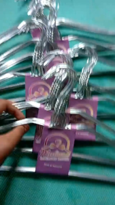 Gantungan Baju Hanger Kawat 10PCS Stainless Steel Besi Kuat Tahan Lama 10 PCS