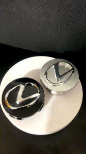 Logo chụp mâm ốp lazang bánh xe trên dòng xe Lexus ES GS LS NX RX GX - Đường kính mặt ngoài 62mm (Giá 1 cái)