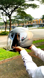 Helm R Six Optimus Original SNI Paket Ganteng Terbaru