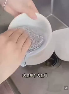 Readystock 现货🇲🇾 双面清洁棉洗碗海绵擦厨房不沾油刷锅神器家用洗碗布百洁布魔力擦 Double side dish wash sponge