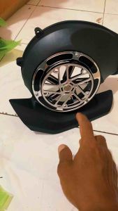 Tutup Cover Kipas Mesin Set Spiner Putar Acriylic AKRILIK PNP Yamaha Mio M3 Mio Z Mio S Soul GT 124 Xride 125 Fino 125