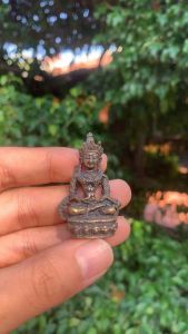 Tượng đồng Đức Vô lượng thọ cao 4 cm