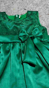 Gaun Anak Perempuan Usia 0-24 Bulan Bahan Velvet