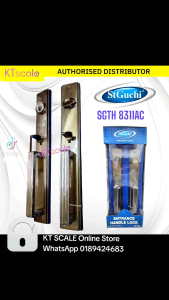 ST GUCHI DOUBLE HANDLE GRIPSET LOCKSET TUBULAR LATCH LOCK SET SGTH 8311