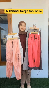 Celana cargo anak laki-laki bahan drill adem dan nyaman di pakai