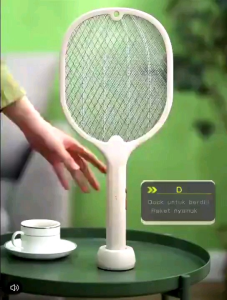 Raket Nyamuk Listrik 2 in 1 Multifungsi Pembasmi Nyamuk Elektrik Mosquito Killer Lamp Murah