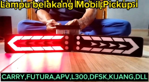 Stoplamp Mobil Pick-up Variasi LED Lampu Belakang Mobil Pickup (NEW CARRY APV FUTURA L300 PANTHER DFSK SUPERCAB KIJANG) & Mobil HARDTOP JIMNY