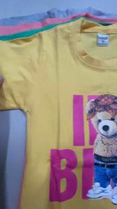 (19-38kg) Bộ thun coton bé gái tay ngắn quần lửng vải mềm co giãn phù hợp đi học đi chơi (137)