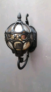 Garansi Lampu dinding outdoor waterproof Kode 1248 R/S Hitam Tahan Air - Anti Karat