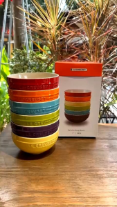 (TÁCH LẺ 1 cái) bát canh Size 15cm cầu vồng le creuseet các màu