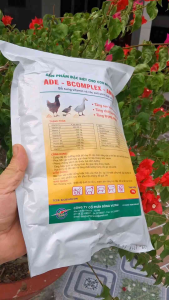 Thức ăn bổ sung cho gà trống ADE - BCOMPLEX - AMINU 1kg bổ sung vitamin và axit amin thiết yếu tăng sản lượng trứng tăng chất lượng trứng tăng trưởng nhanh.