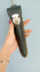 ❤️ INEZ CRAFT ❤️ Sarung Kulit Once Pipa Padutan UK 18cm IC25