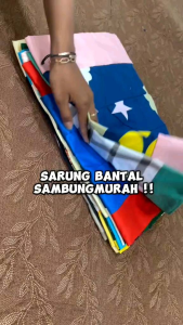 Paket Hemat 20 Pcs Sarung Bantal Sambung motif rendom murah