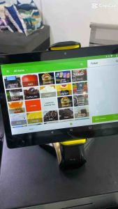 POS Cash Register Set with Automatic Cash Drawer & 1 Year Warranty