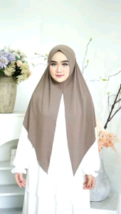 NIVERA-Jilbab Segitiga Instan Non Pad Jersey Liberty By Daura Gama