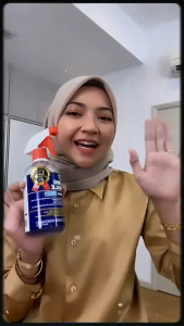 Sanitizer Disinfectant Non-Alcohol Lavender Oil Kills 99.99% Germs Bacteria Fungus Virus Object Surfaces 500ml [Living Jungle]