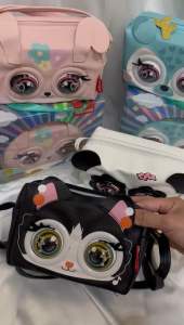 Tas Anak Interaktif Bisa Kedip Mata & Suara Pruse Pets Supercute / Tas Selempang Mainan Anak
