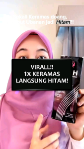 SHAMPO PENGHILANG UBAN AESTIKA HAIR COLORING SHAMPO HILANGKAN UBAN HANYA DENGAN SEKALI KERAMAS PENUTUP UBAN AESTIKA ISI 100 ML PEWARNA RAMBUT VARIAN BLACK