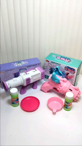 Mainan Bubble Gun Bazoka Mainan Anak Tembakan Balon Gelembung