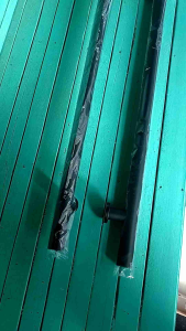 PAKET HEMAT handle pintu 4pcs gagang+kunci bulat panjang 45cm 60cm 80cm 100cm 120cm