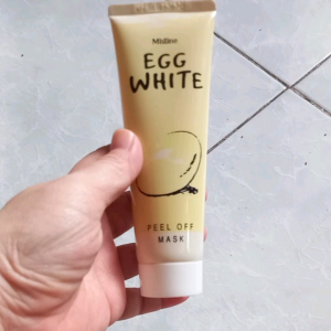 Mistine ครีมมาส์กหน้า ครีมลอกหน้าไข่ขาว ครีมลอกหน้า มิสทิน สูตรผสมไข่ขาว ขนาด 85 กรัม