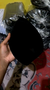 Peci Songkok Kopiah Hitam Polos AC Tahan Air Tinggi 9Cm Termurah Untuk Anak dan Dewasa