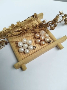 Peniti Bross Pin Mutiara Simple Lucu Mungil
