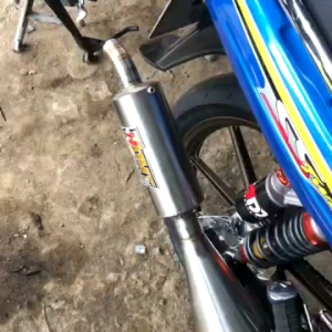 Knalpot Standar Racing Fiz R Full Stainless Suara Super Garing HDYT Racing