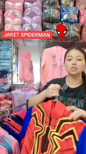 Jaket Anak Cowok Spiderman AOS: Desain Superhero & Nyaman Musim Dingin