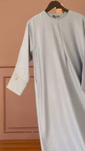 Abaya Dress Gamis Mewah Terbaru Busui Friendly Bahan Tensilk Jema By Khadijah