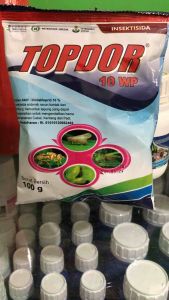 Top Dor 10wp 100gram Insektisida Imidakloprid Mengendalikan Hama Kutu Daun Belalang