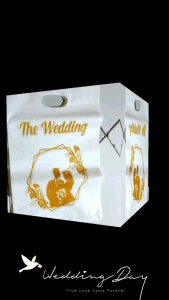 Kantong plastik the wedding ukuran 20x30 isi 50lbr/pack